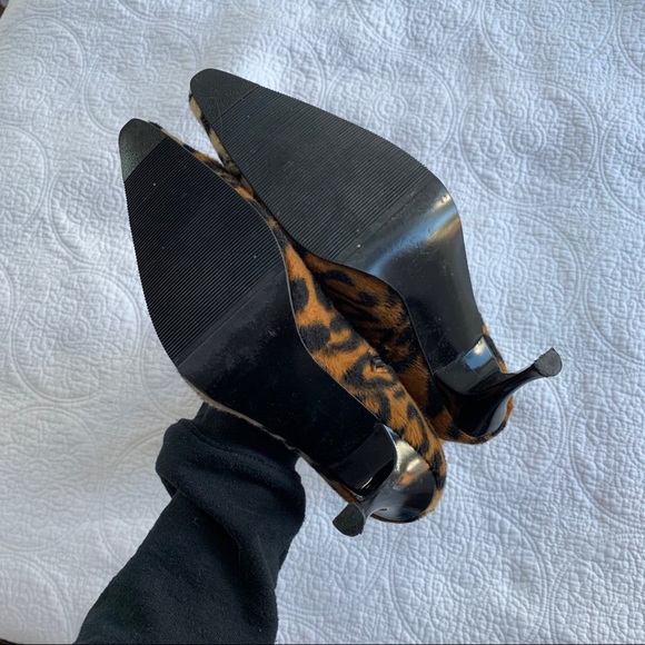 Custom Made Immaculate Italian Cheetah Print Boots - Picture 7 of 9